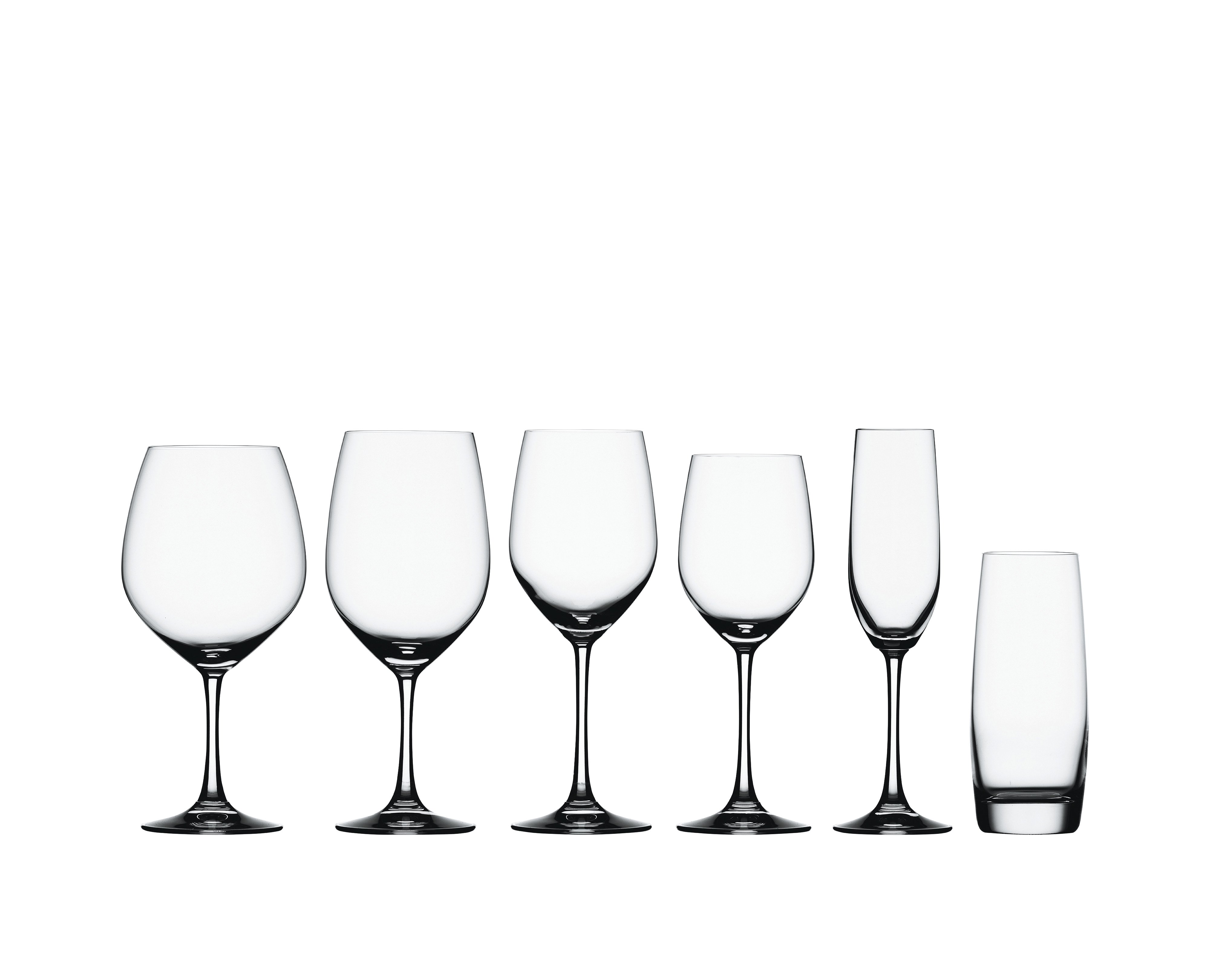 Set Di 4 Bicchieri Da Vino Rosso E Bianco In Cristallo Soffiati A Mano | 650 Ml | Colore Bordeaux | Senza Piombo
