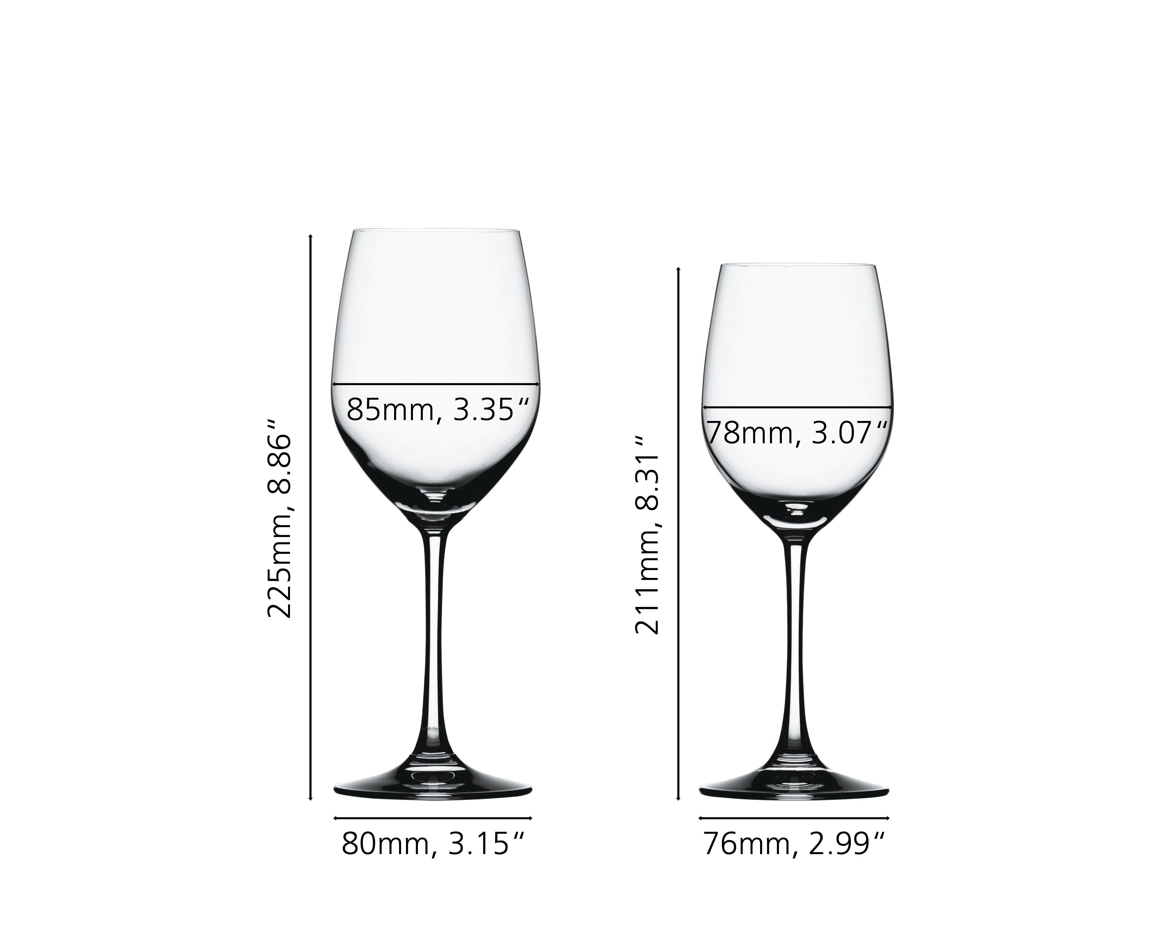 Set di 6 bicchieri da vino rosso, badia trasparente Am.Pm | La Redoute