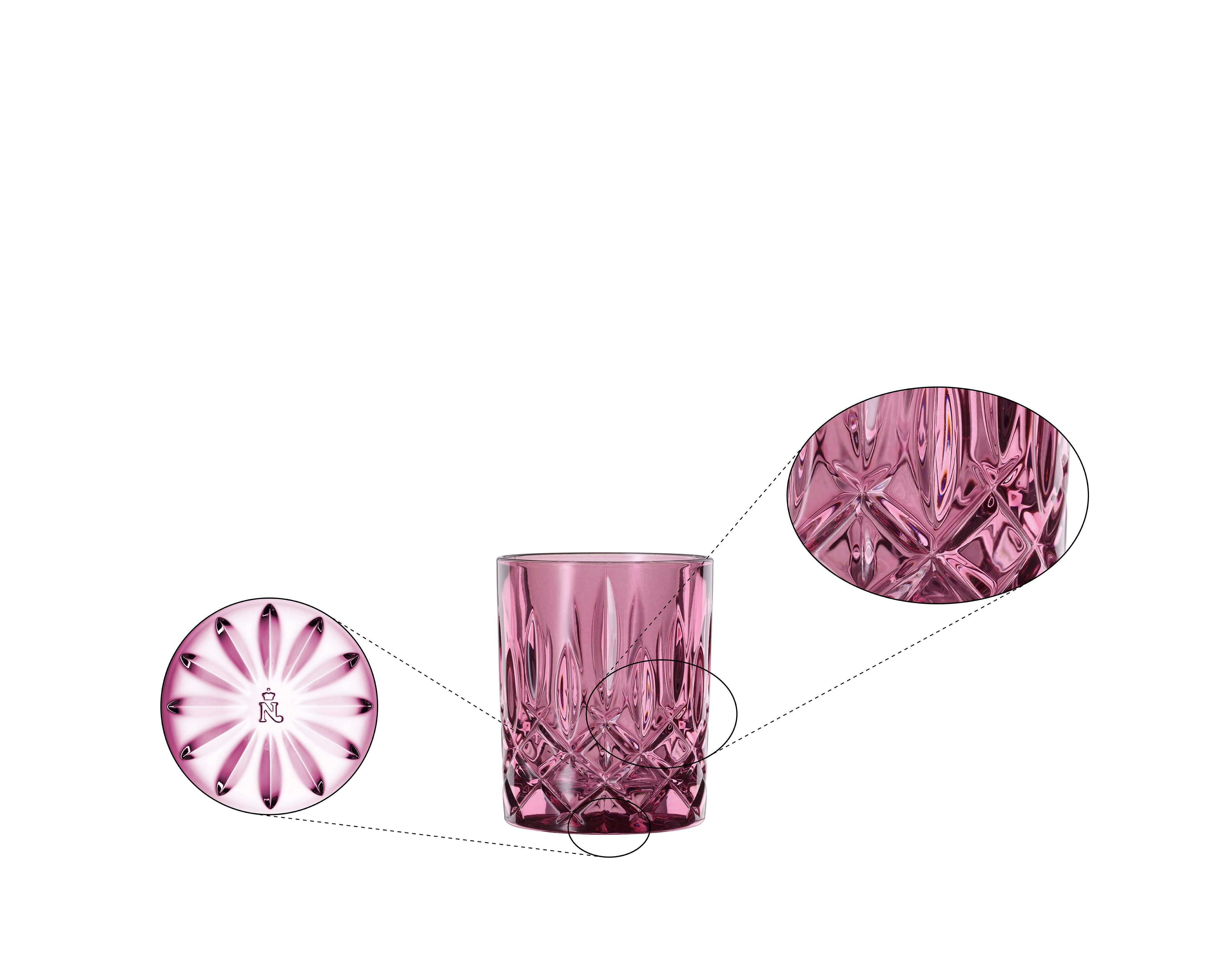 Noblesse Berry Whiskey Tumbler Set of 2