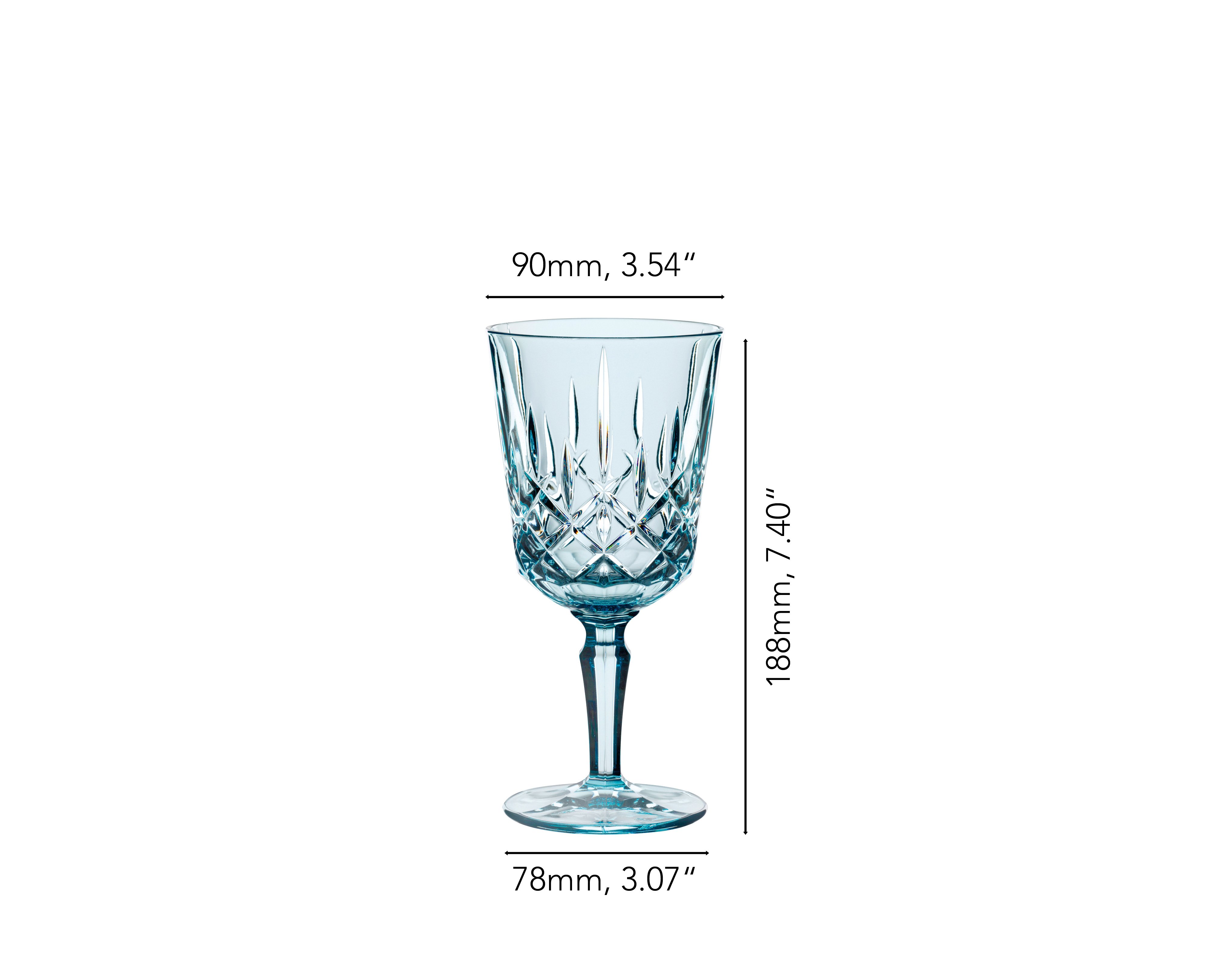 NACHTMANN Noblesse Cocktail/Wine Glass - aqua