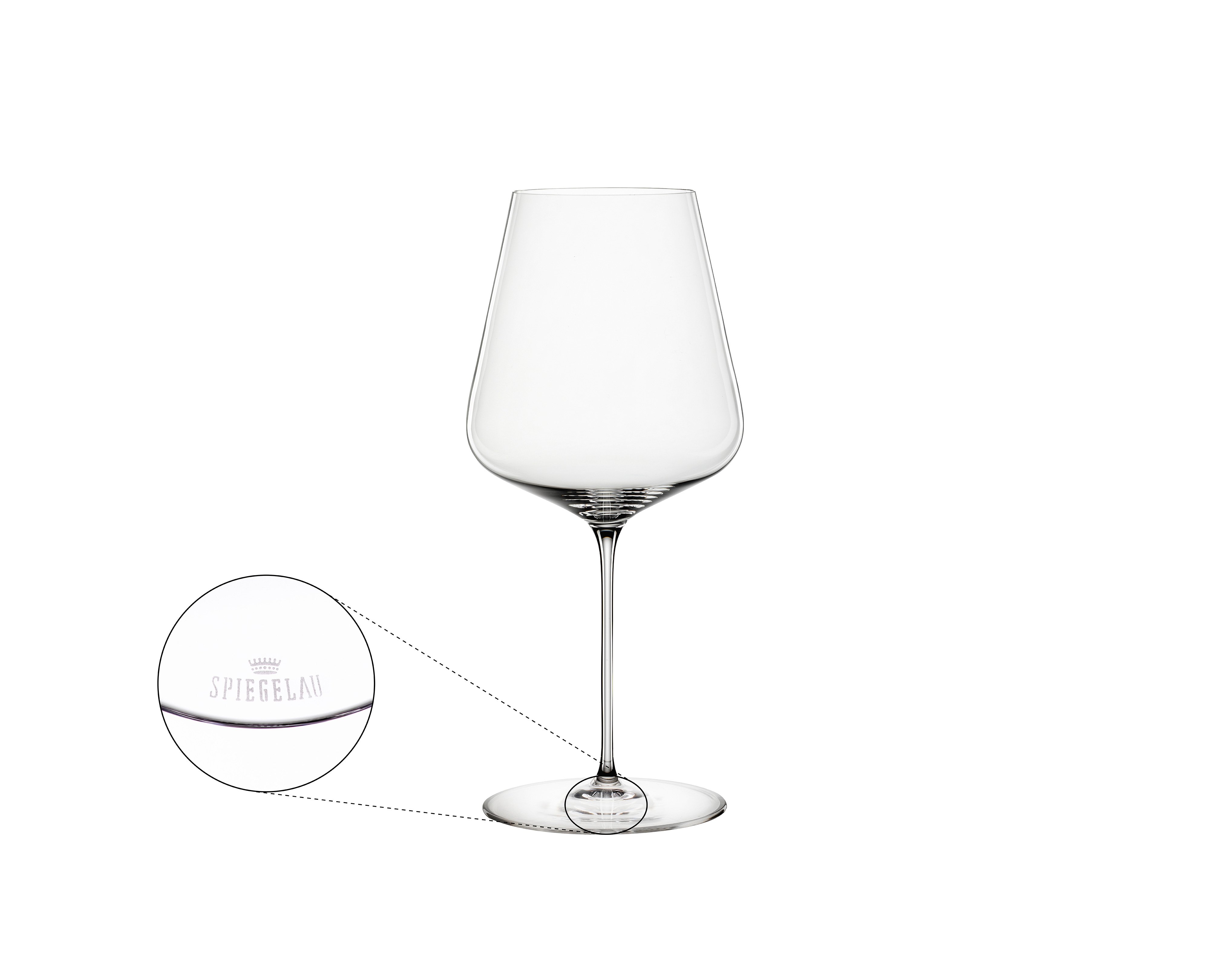 Bordeaux Wine Glass Dimensions & Drawings