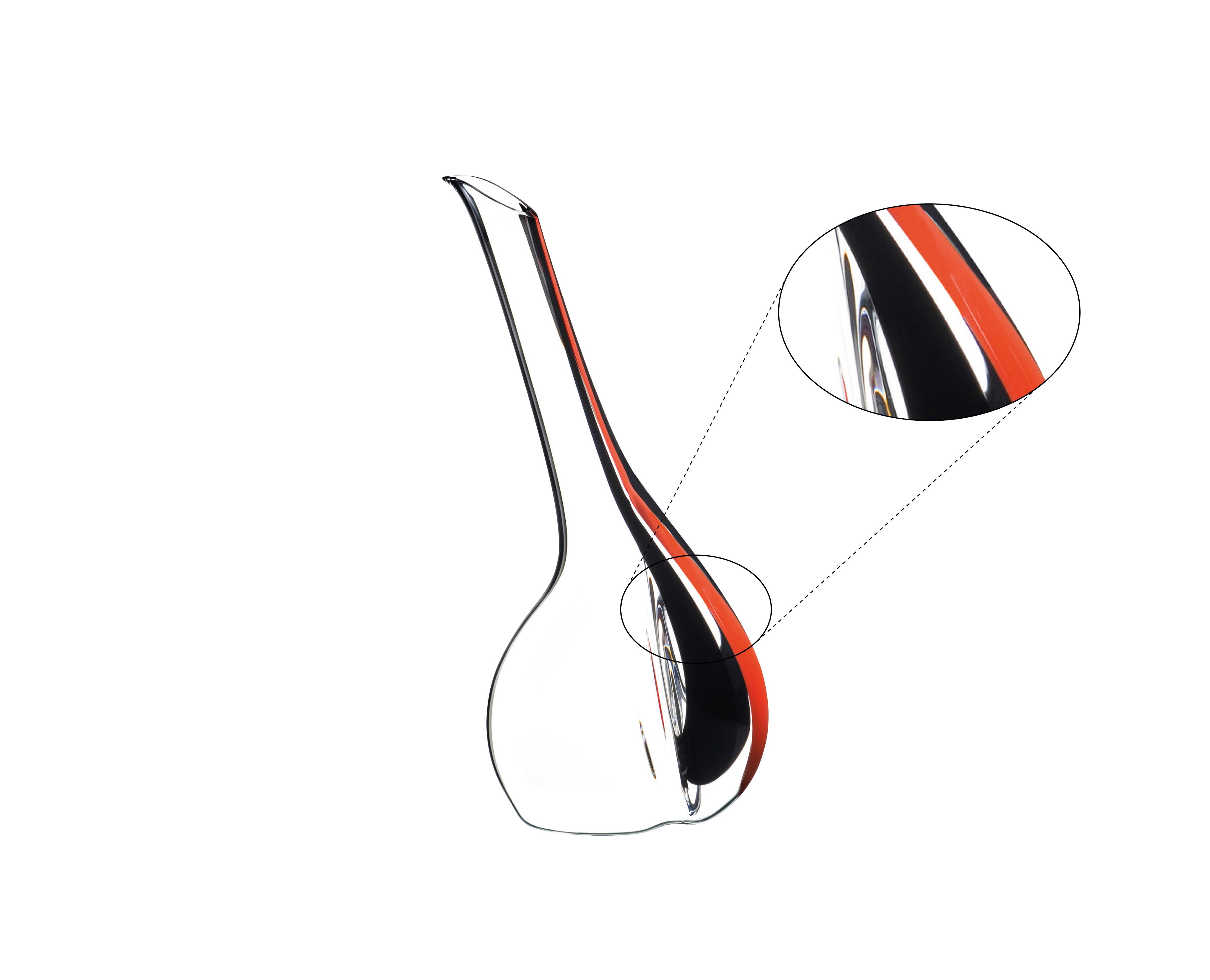 RIEDEL Black Tie Touch Decanter - red
