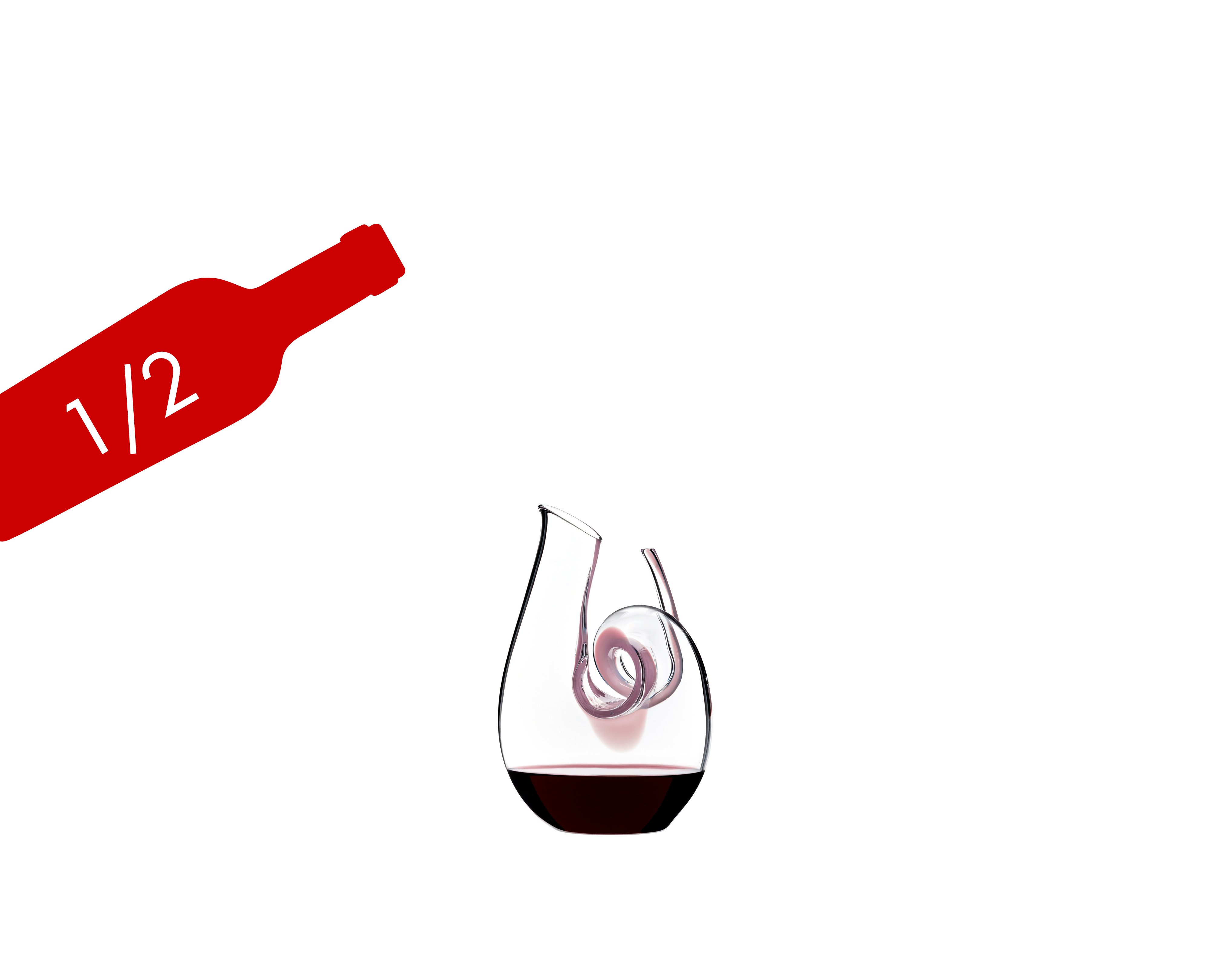 RIEDEL Curly Mini Decanter pink