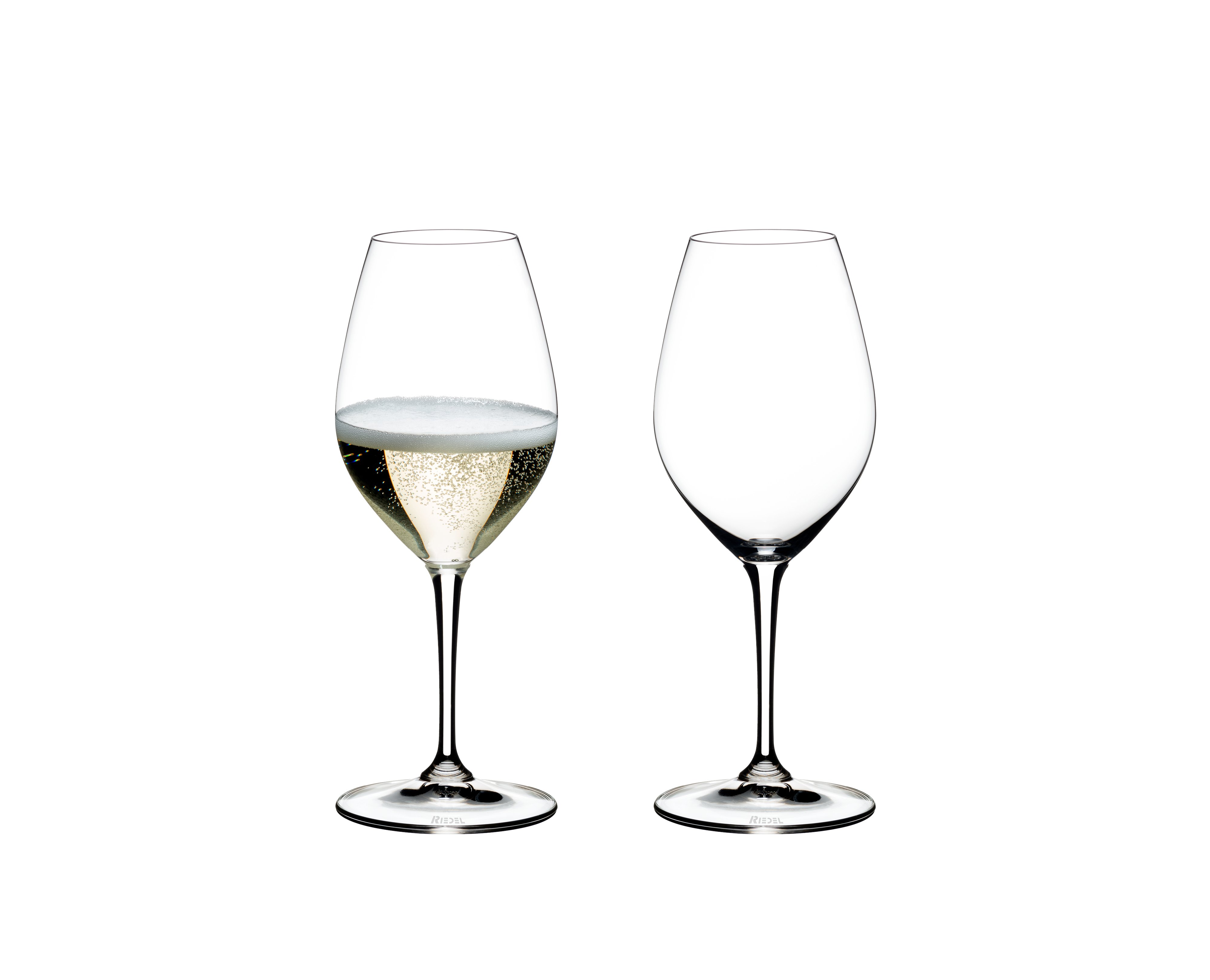 Riedel Vinum Crystal Champagne Flute, Set of 6: Wine Glasses: Champagne  Glasses