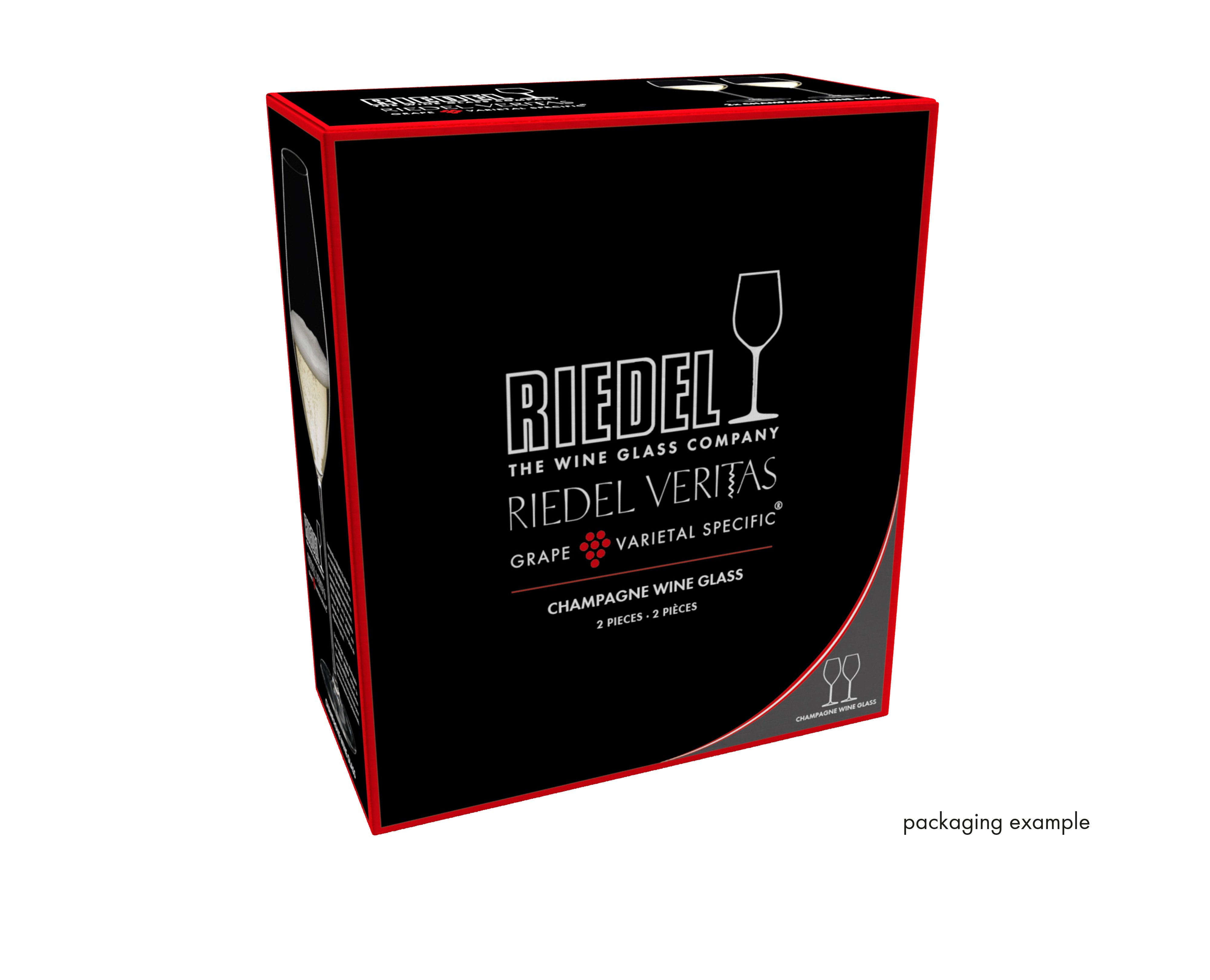 bank Opnieuw schieten neus RIEDEL Veritas Champagne Wine Glass