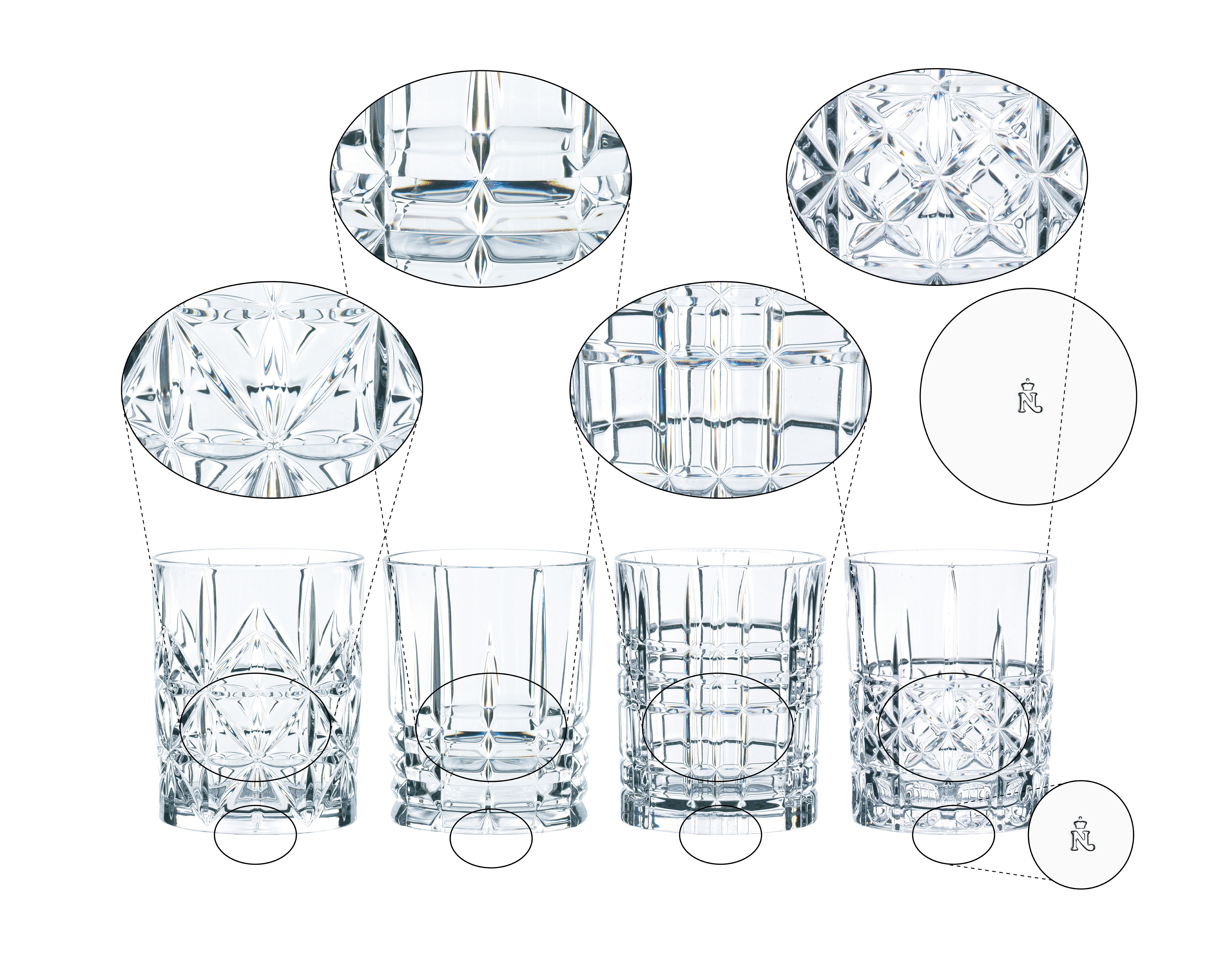 Spiegelau & Nachtmann, Water carafe, glass carafe, crystal glass, approx. 1.1 l, ethno, 105396