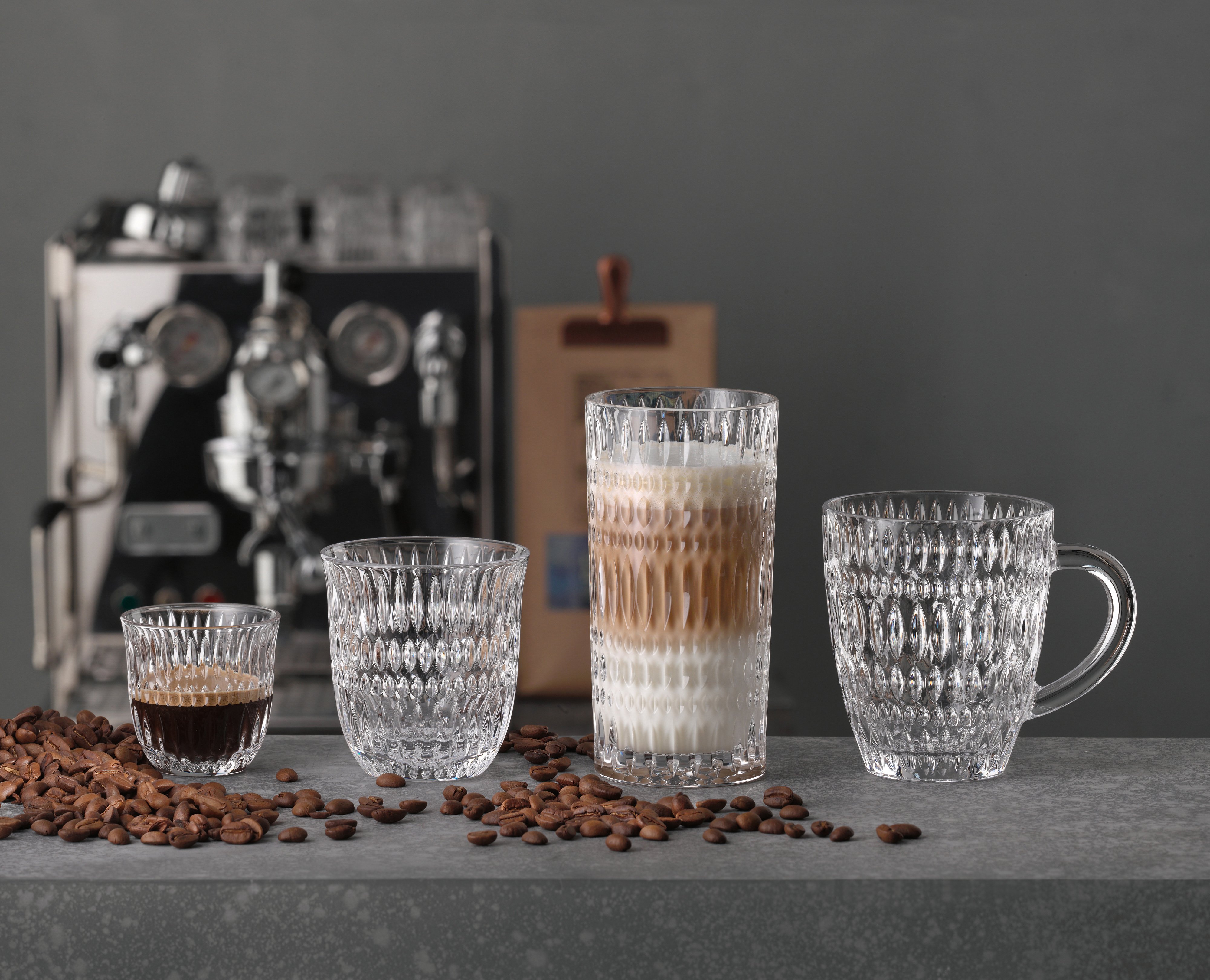 Barista Latte Macchiato Double Wall Glass 4PC 380ML Barista — Kitchen  Equipped